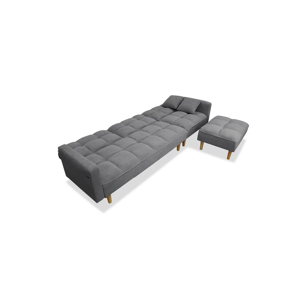 Sofá Chaise Longue Cama MAITE 274 cm