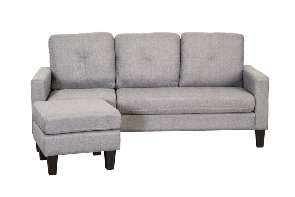 Sofá Chaise Longue LOLA Gris 181 CM