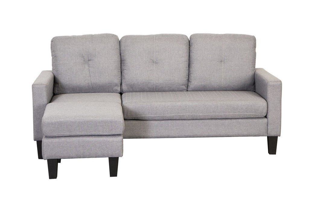 Sofá Chaise Longue LOLA Gris 181 CM