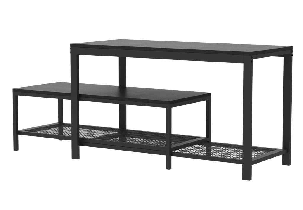 👟 Conjunto de Banco + Estantería para Zapatos Modelo: The Velvet Illusion 🎸